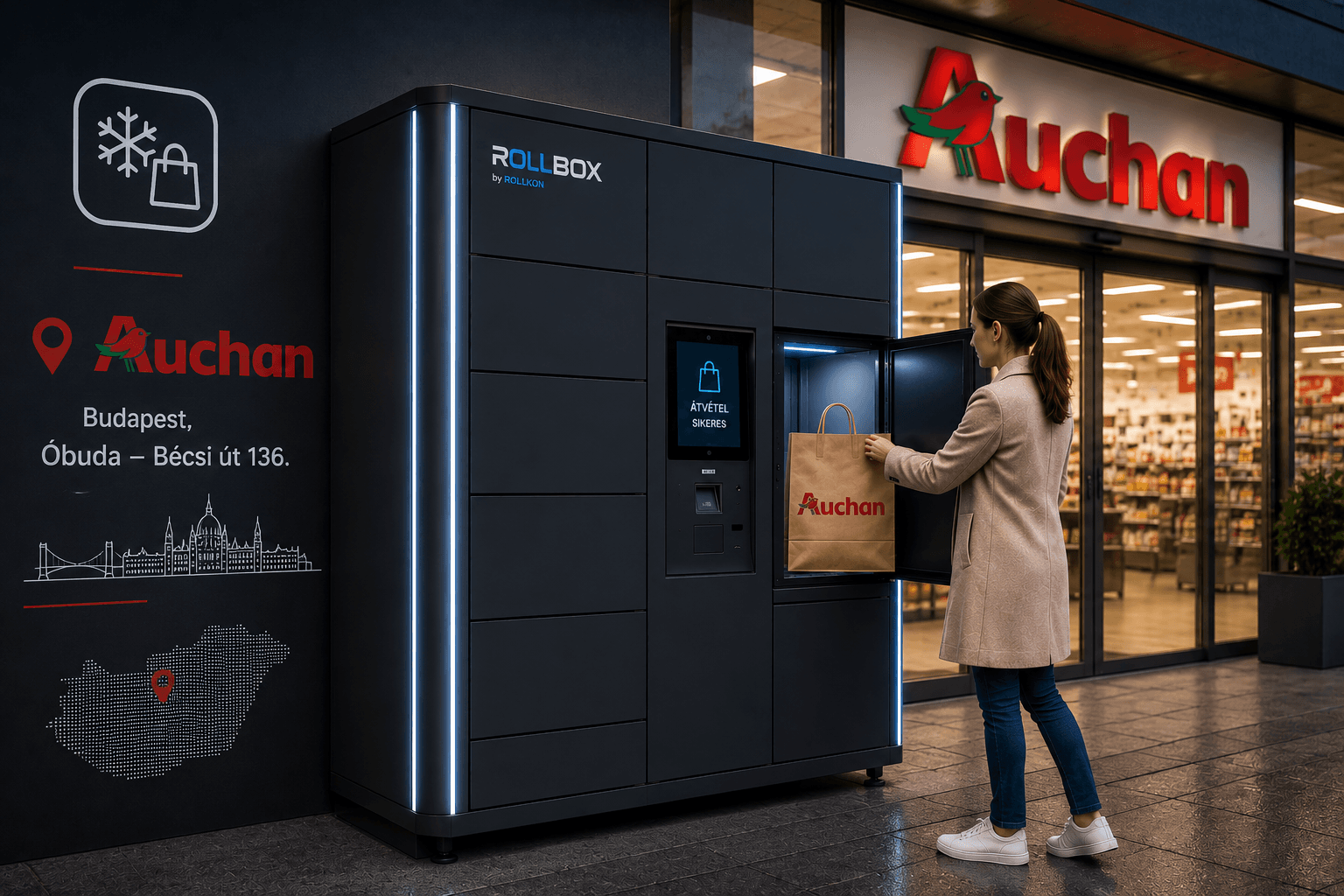 Magyarország első hűtött Click & Collect automatája