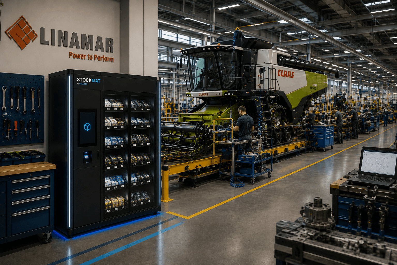 Automatizált eszköz- és fogyóanyag-kiadás a gyártásban